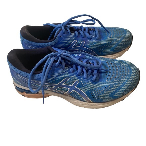 ASICS Women Running Shoe GT-2000‎ 8 Blue Coast White Sz 9 - Picture 1 of 4